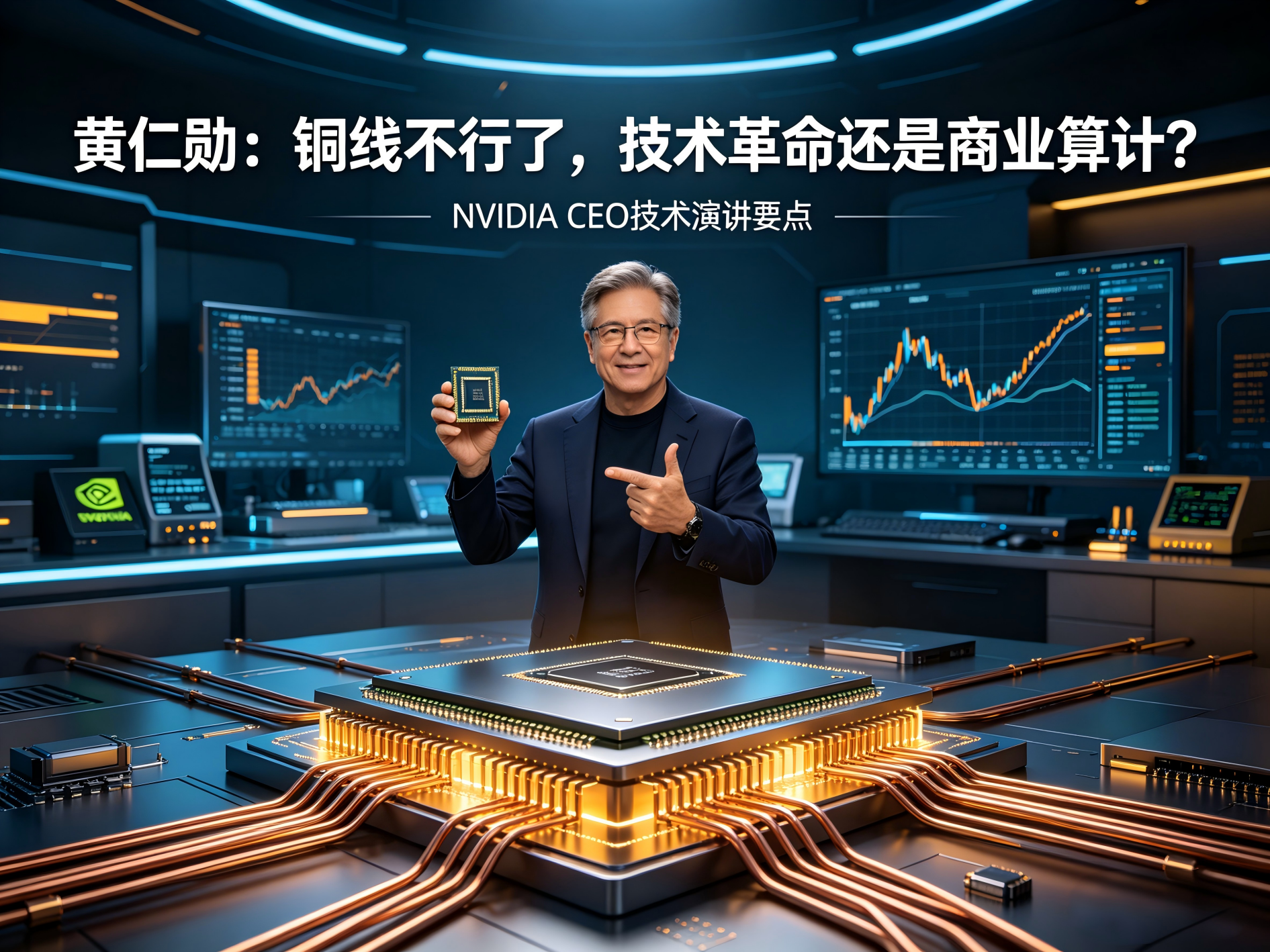 黄仁勋说铜线不行了，到底是技术革命还是商业算计？