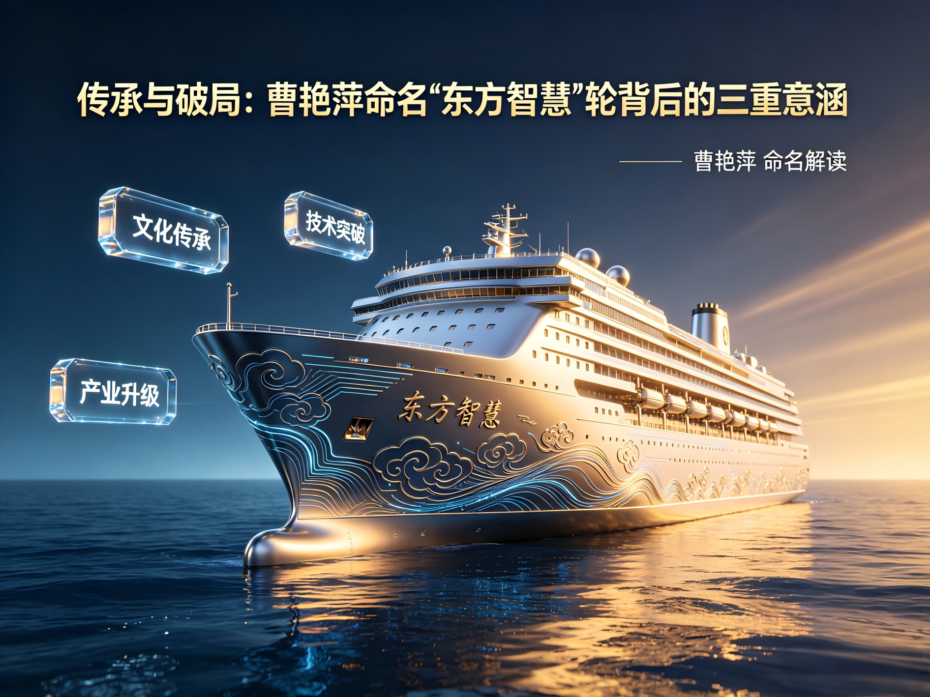 传承与破局：曹艳萍命名“东方智慧”轮背后的三重意涵