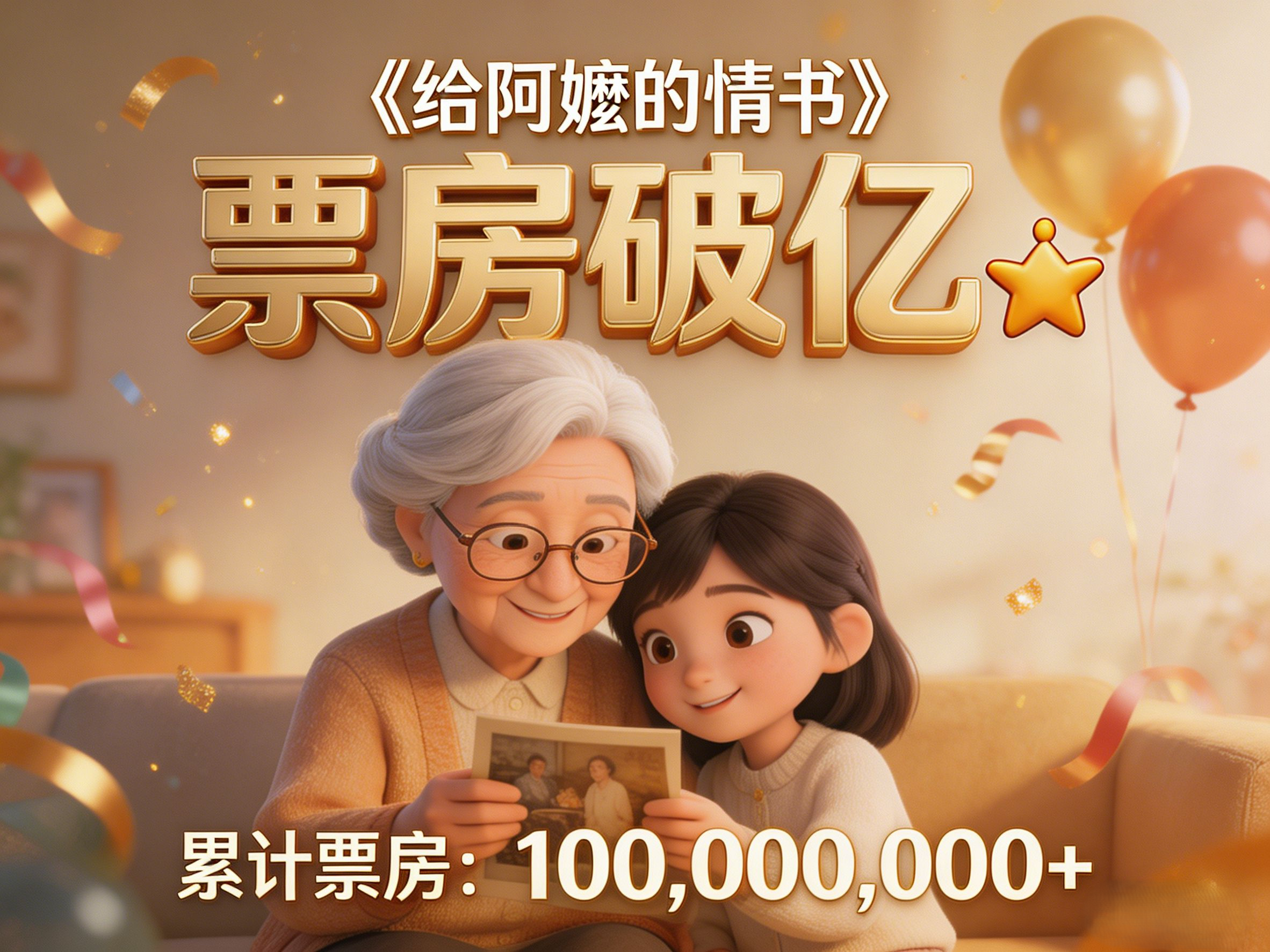 《给阿嬷的情书》票房破亿：一部小成本影片掀起的情感风暴