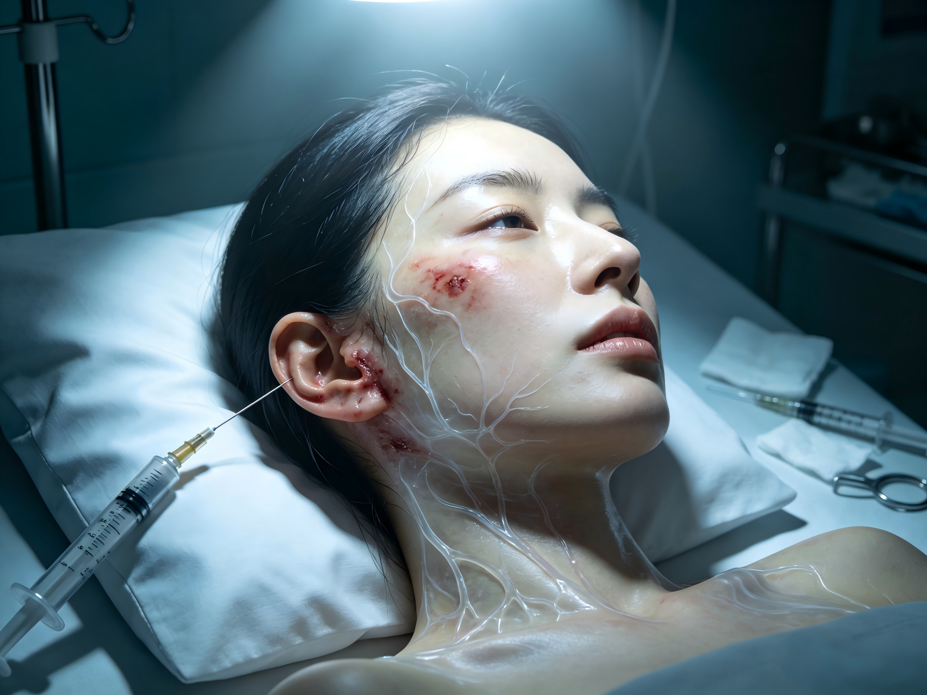 为了美，她差点把命搭进去：一次耳朵注射玻尿酸之后