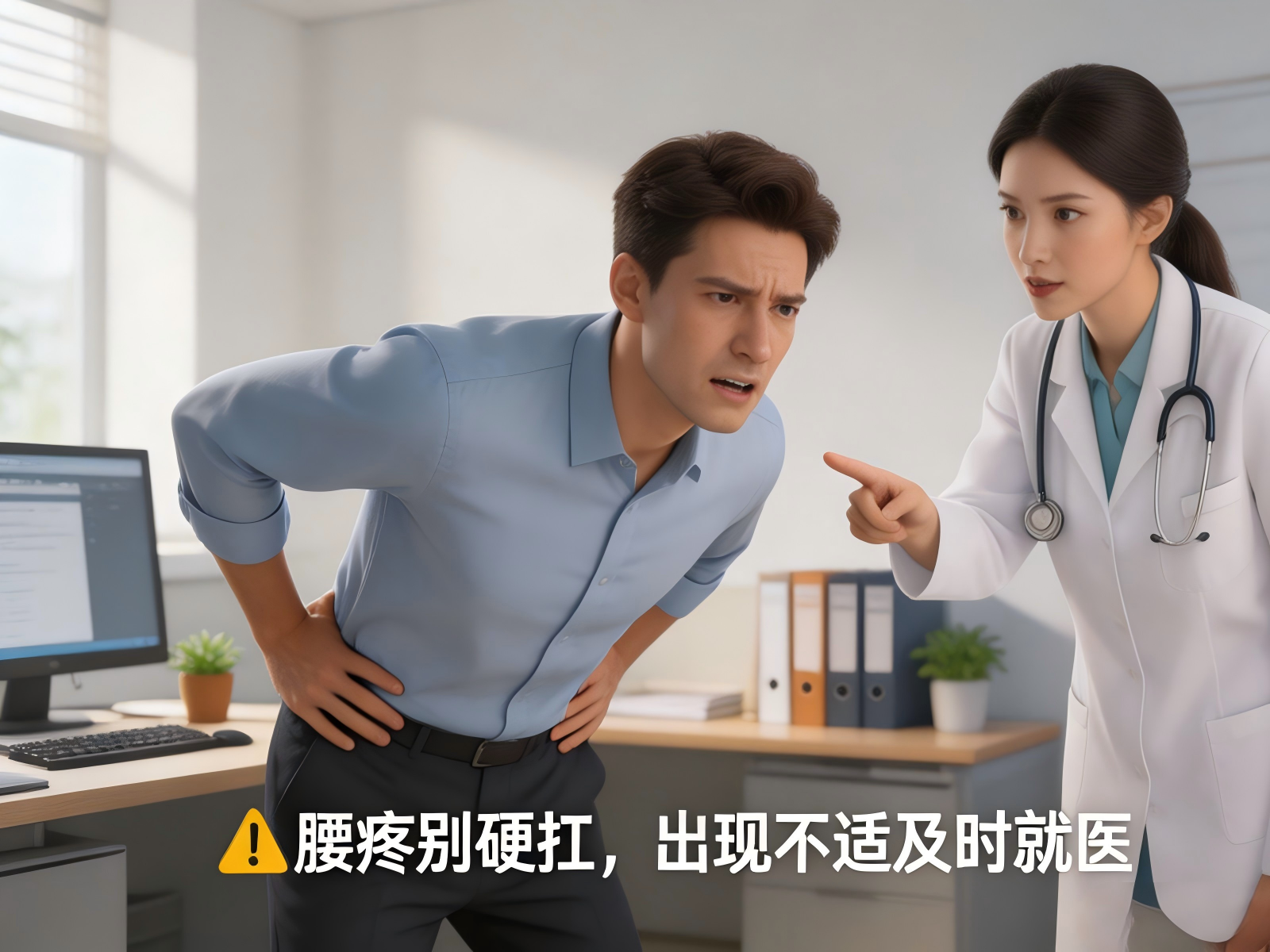 腰疼别硬扛！出现这些情况，别犹豫，赶紧去医院