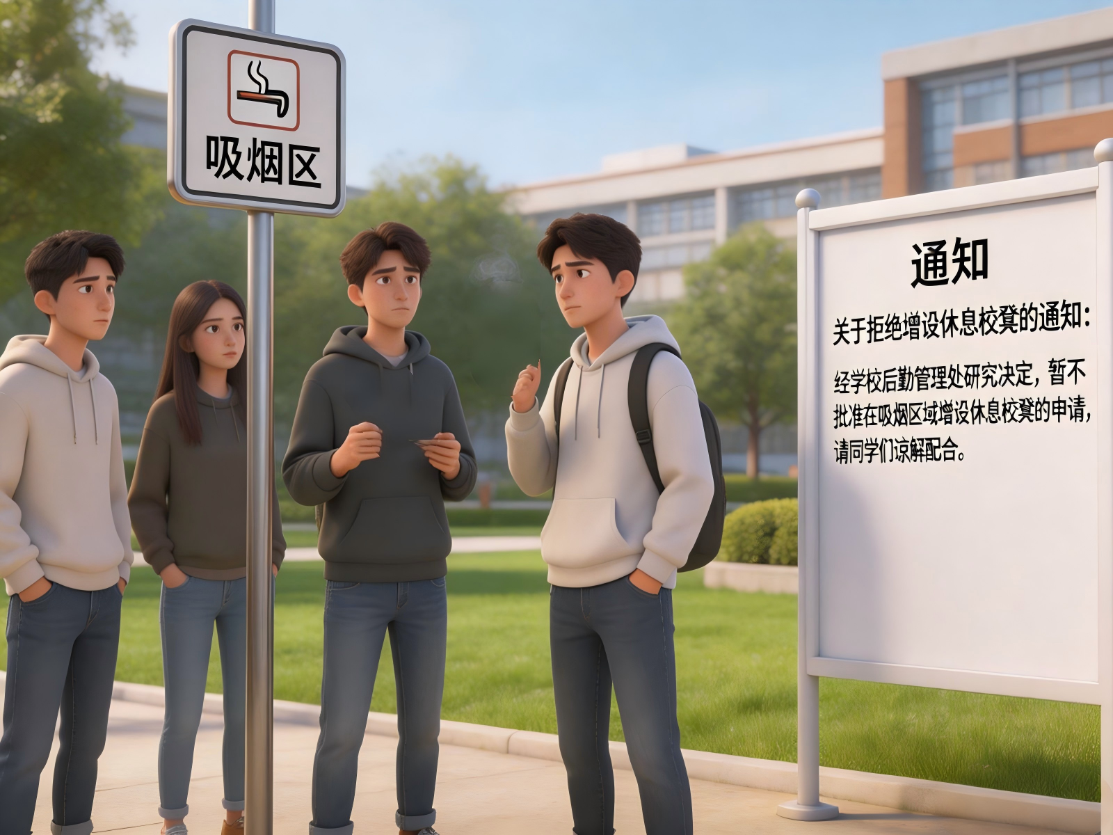 一块板凳的尊严——从高校拒绝吸烟区设座看校园管理的傲慢与缺失