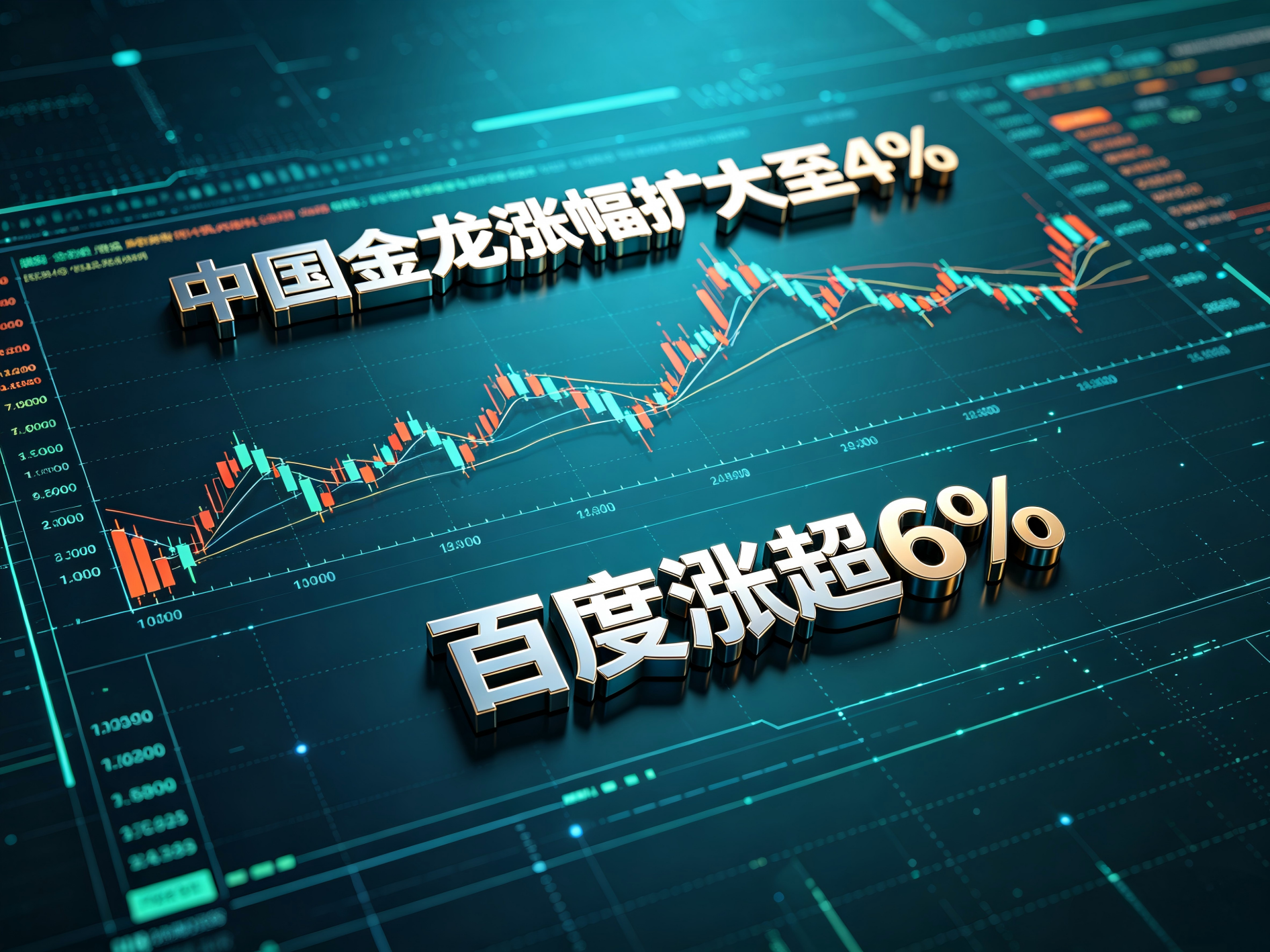 中概股集体狂欢：金龙指数大涨超4%，百度涨超6%领跑科技股