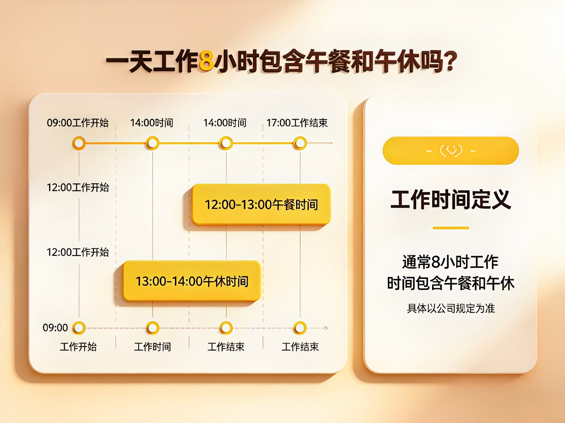 一天工作8小时，到底包不包含午餐和午休？——劳动法解读与职场现状调查