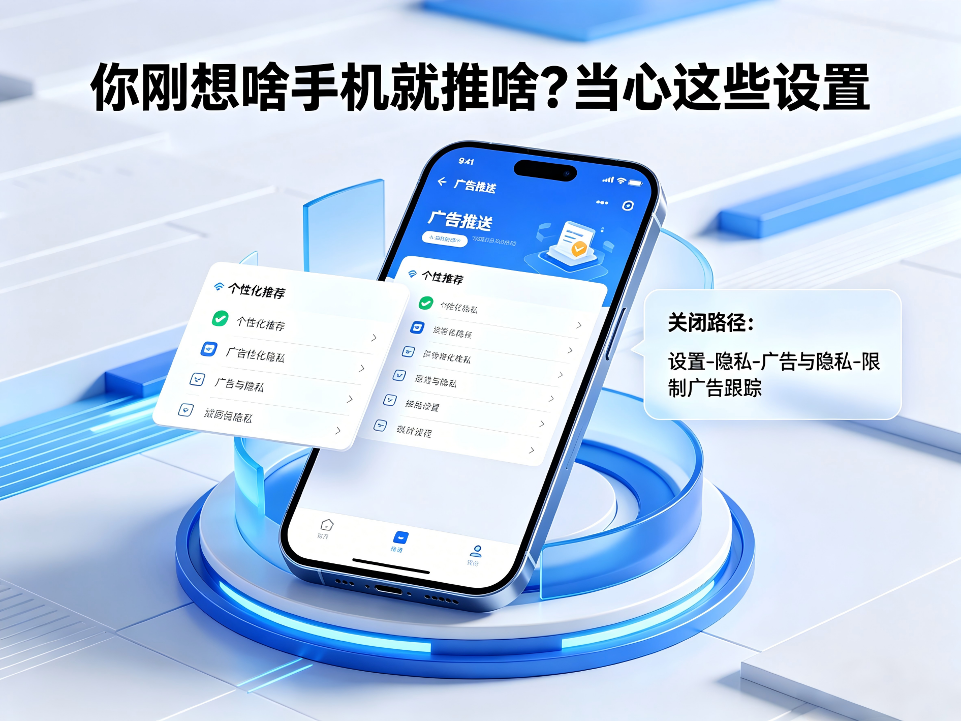 刚想啥手机就推啥？当心这些设置