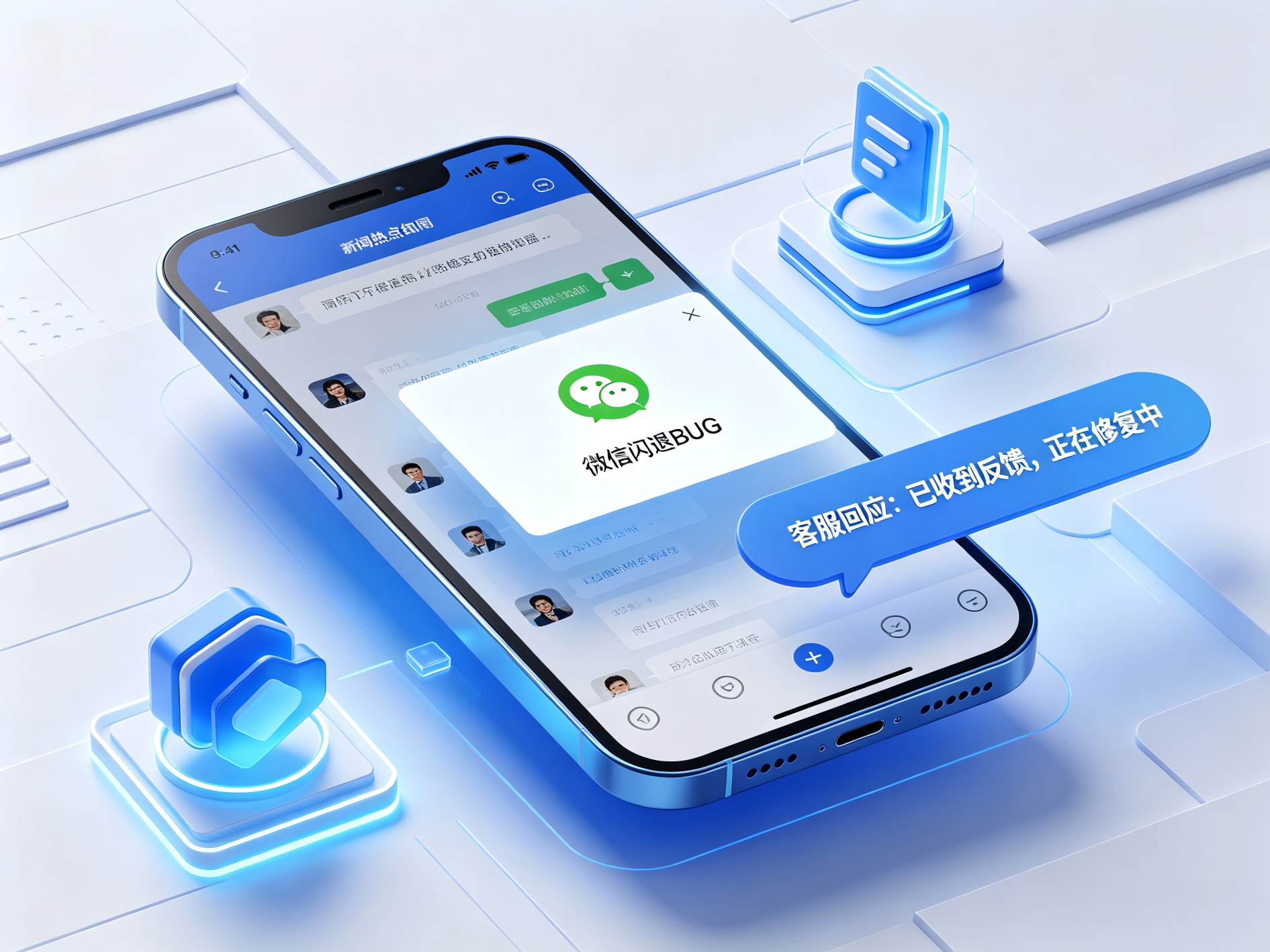 微信被曝存在闪退BUG？客服回应：正在紧急修复中