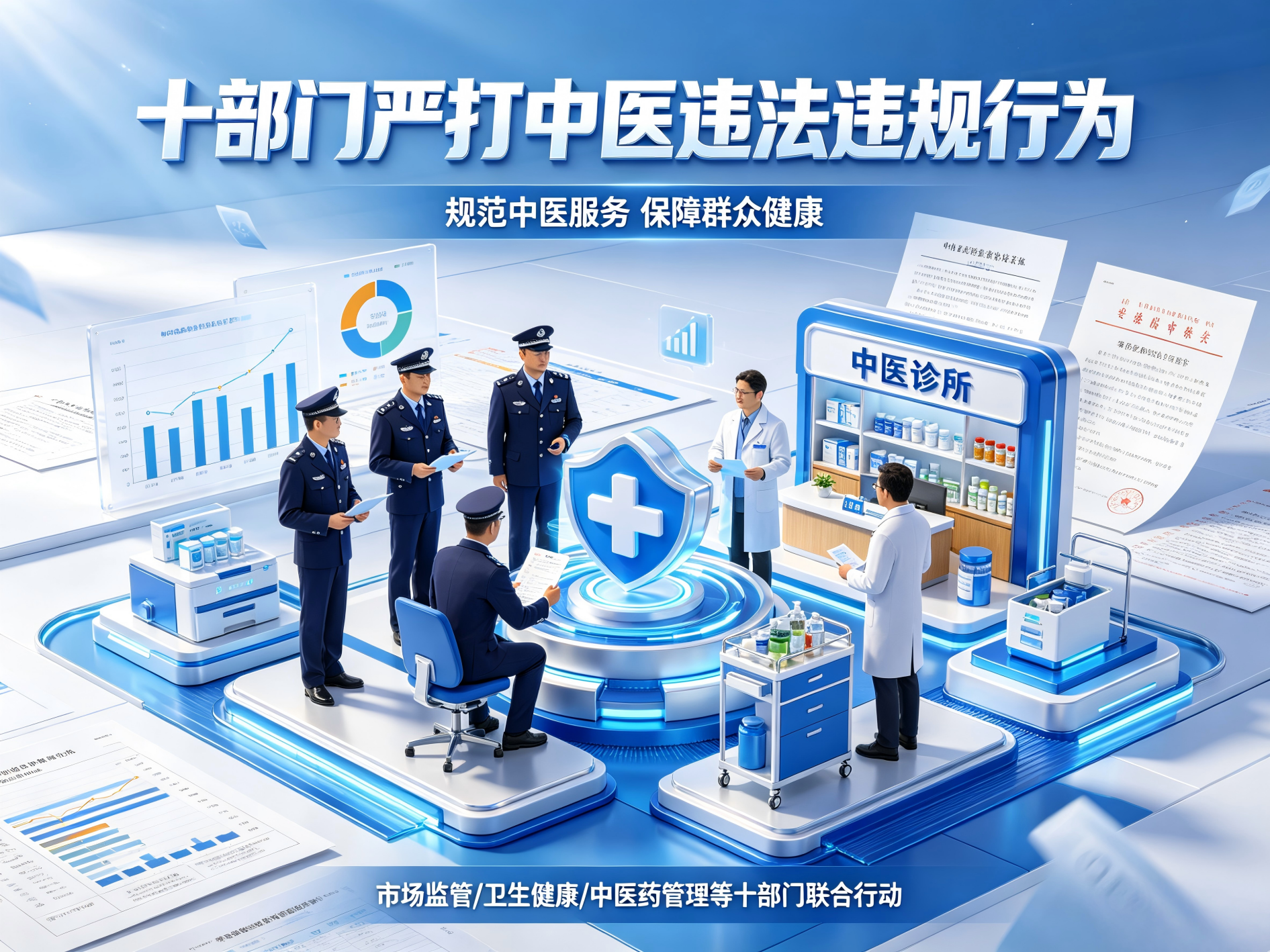 十部门联合重拳出击！严厉打击中医违法违规行为，规范中医药行业发展秩序