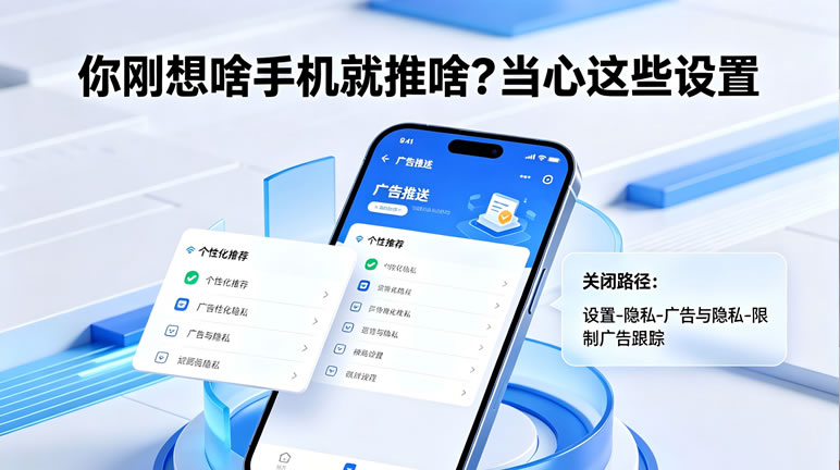 刚想啥手机就推啥？当心这些设置