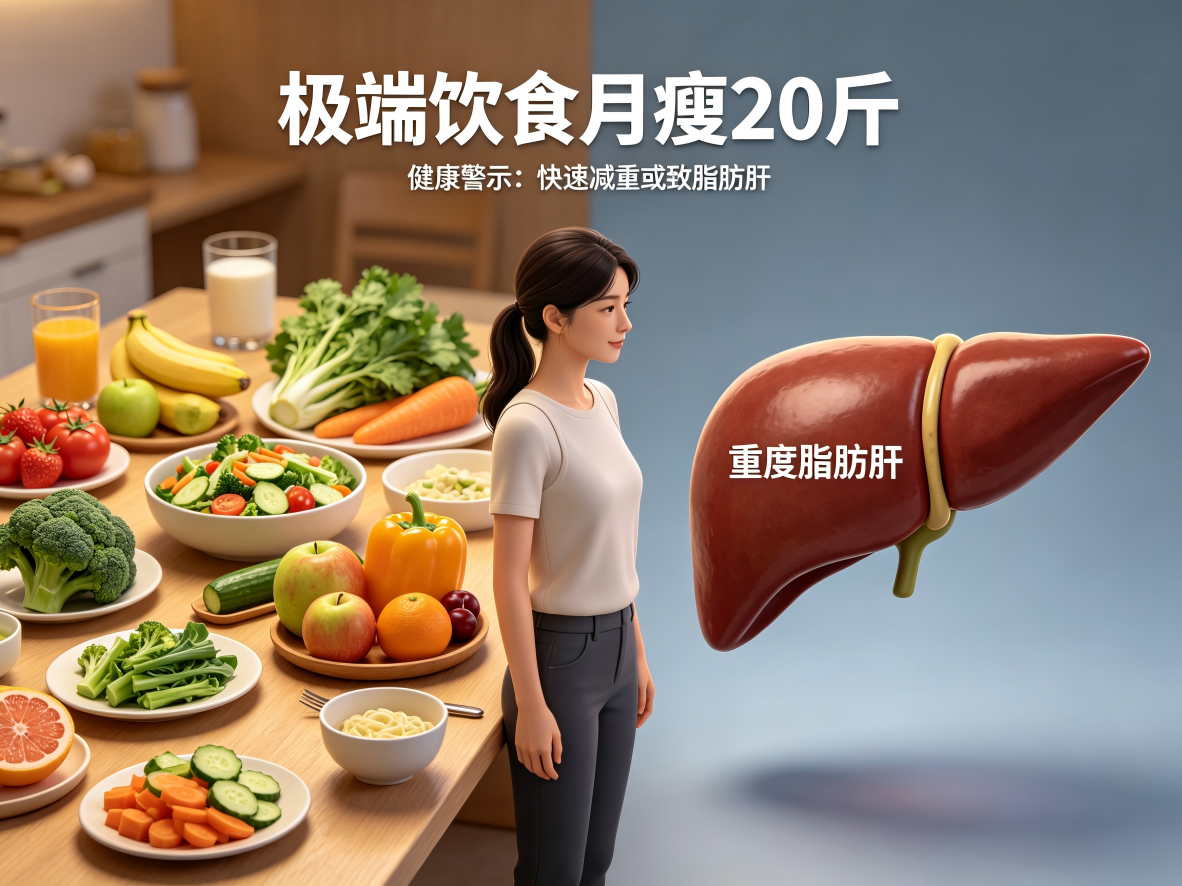 送命！女子月瘦20斤查出重度脂肪肝，医生：脂肪分解速度超过了肝脏的处理能力