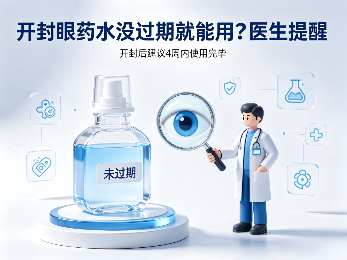 开封眼药水没过期就能用？医生提醒：当心眼部感染