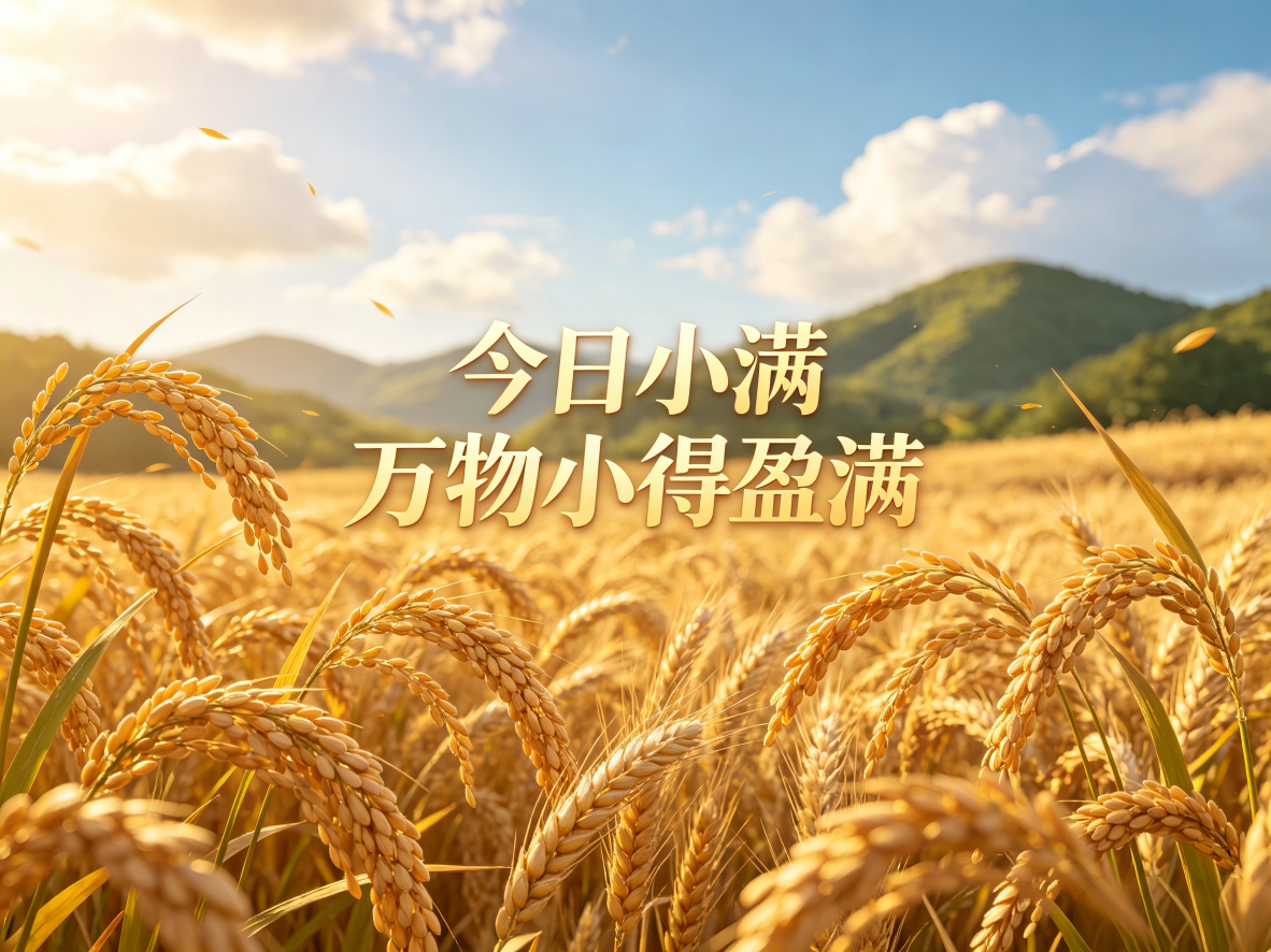 小满至：万物小得盈满，人生最好是小满