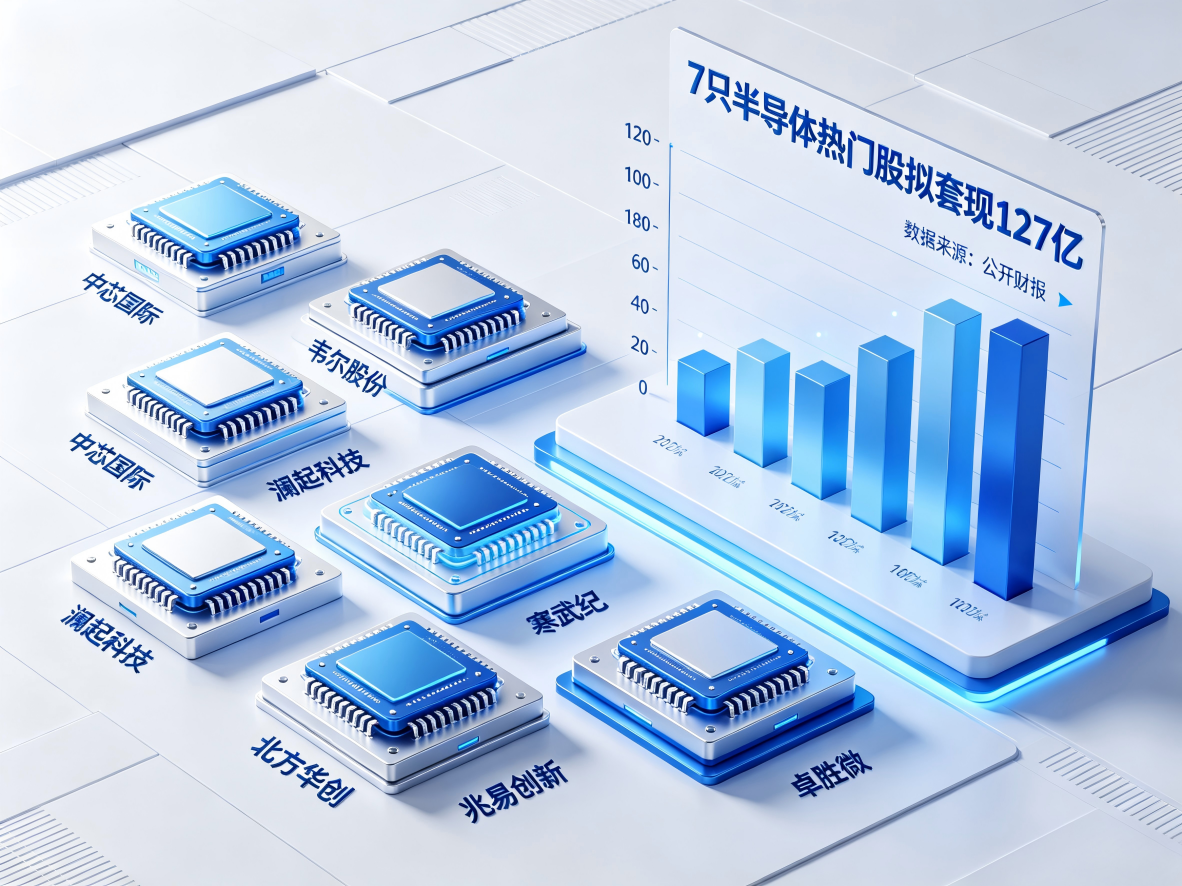 7只半导体热门股拟套现127亿 中微公司独占60亿