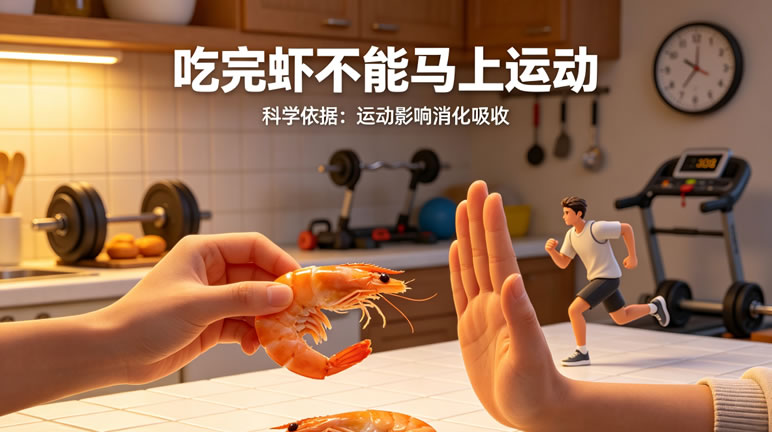 吃完虾别急着运动！看完这篇文章你就懂了